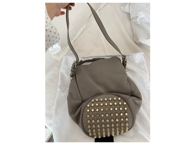 Alexander Wang Diego Ledertasche Grau - Ansicht 2