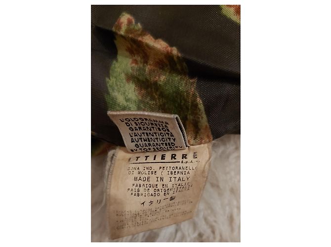 Borsa tote Dolce & Gabbana in pelle e velluto a coste marrone - vista 9