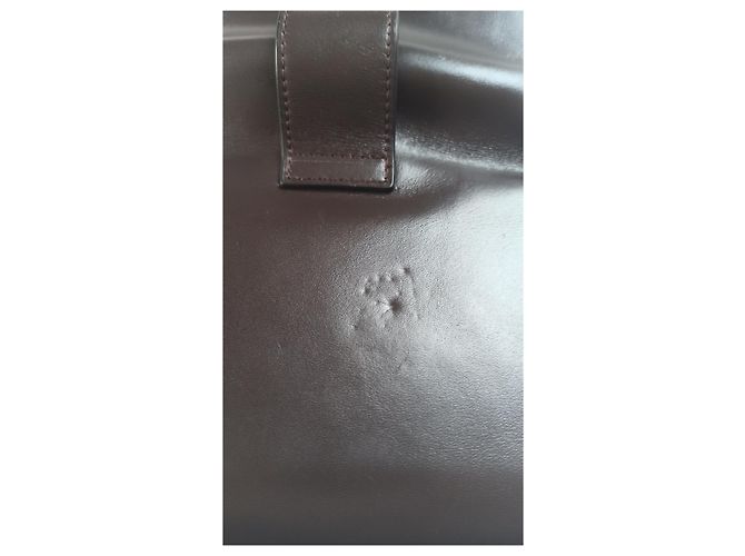 Yves Saint Laurent borsa a tracolla mini Linea Y pelle marrone Marrone scuro - vista 11