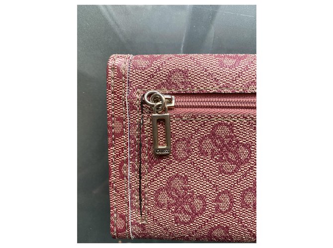 Guess Ratet mal, rosa monogrammierte Brieftasche Pink - Ansicht 3