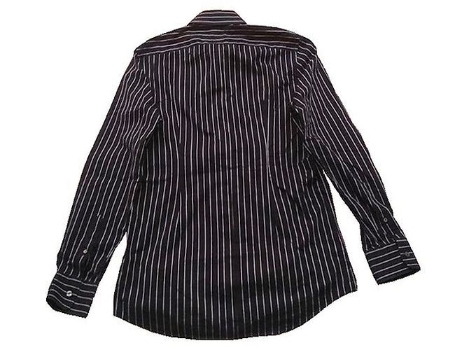 Camicia Dolce & Gabbana in cotone nero a righe - vista 2