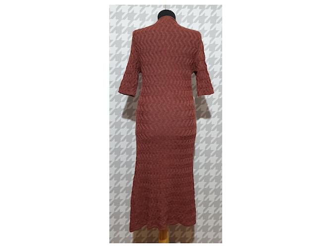 Dagmar Strickjacke lang braun Wolle - Ansicht 3