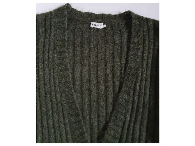 Filippa K Strickjacke aus Mohair in Grün - Ansicht 4