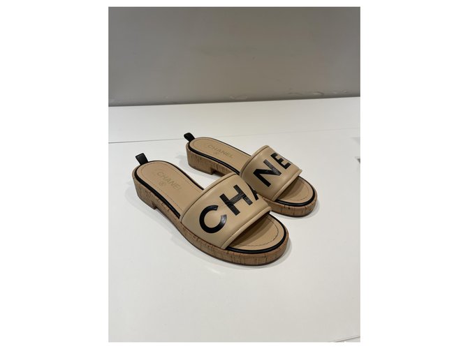 Chanel Maultiere Beige - Ansicht 2