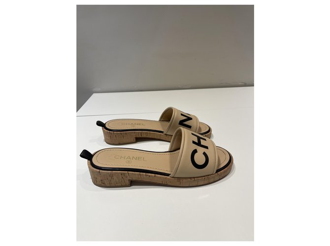 Chanel Maultiere Beige - Ansicht 3