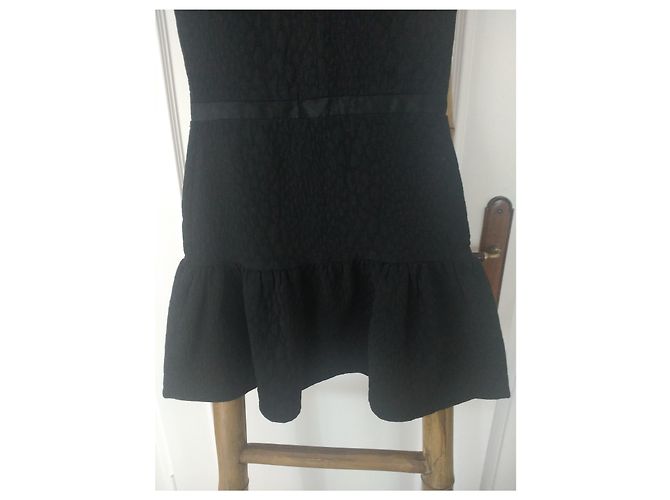 The Kooples Schwarzes Polyamid Kleid - Ansicht 5
