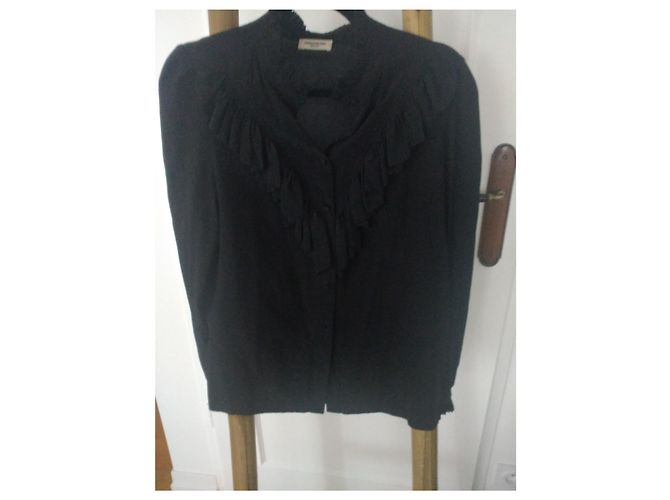 Zadig & Voltaire Taccora Deluxe Seidenhemd Schwarz - Ansicht 3