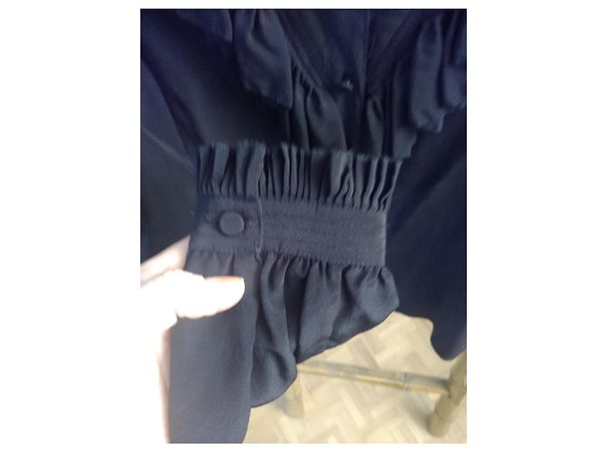 Zadig & Voltaire Taccora Deluxe Seidenhemd Schwarz - Ansicht 6