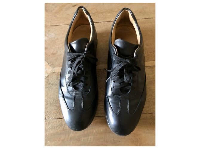 Autre Marque WINDPORT in pelle nera con lacci T.42 Nero - vista 2