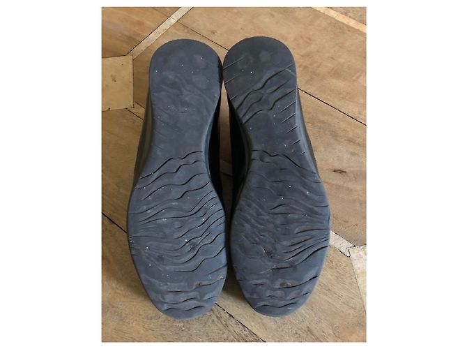 Autre Marque WINDPORT in pelle nera con lacci T.42 Nero - vista 7