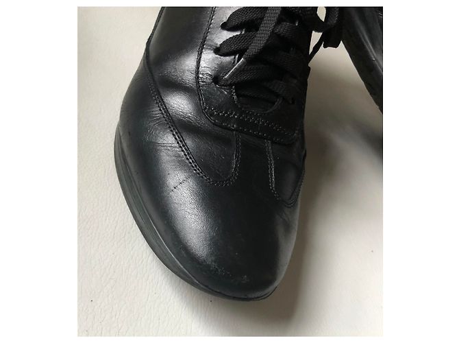 Autre Marque WINDPORT in pelle nera con lacci T.42 Nero - vista 9