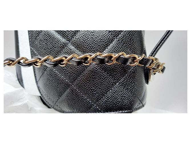 Timeless Chanel Borsa piccola con patta con manico Nero - vista 20