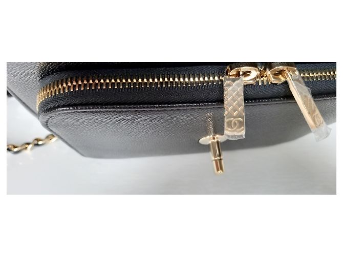 Timeless Chanel Borsa piccola con patta con manico Nero - vista 7