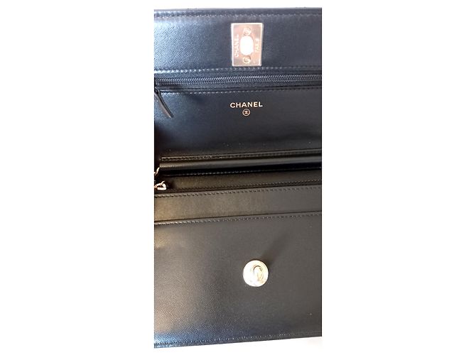 Wallet On Chain Chanel PORTAFOGLIO SU CATENA classica. Nero - vista 12
