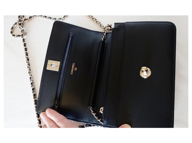 Wallet On Chain Chanel PORTAFOGLIO SU CATENA classica. Nero - vista 2