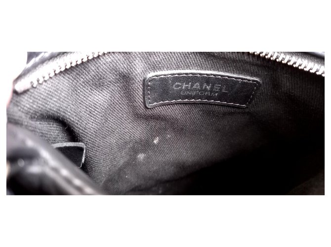 Borsa Chanel Uniform. Nero - vista 6