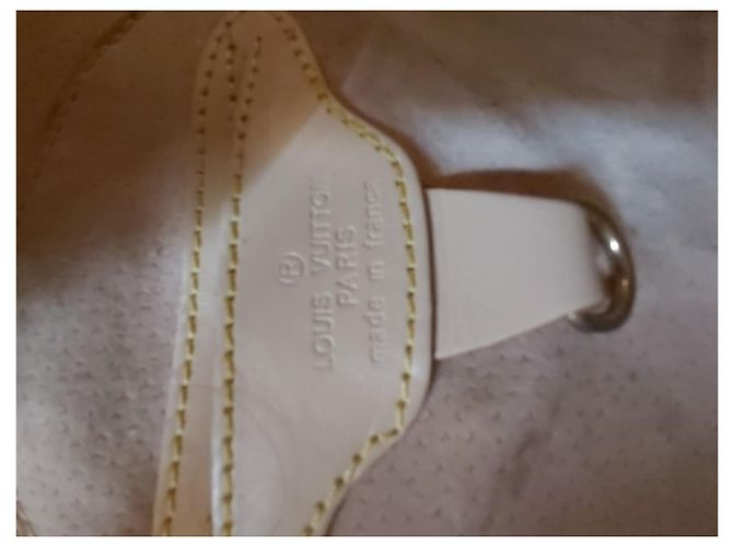 Borsa a mano Louis Vuitton Ellipse in pelle marrone - vista 6