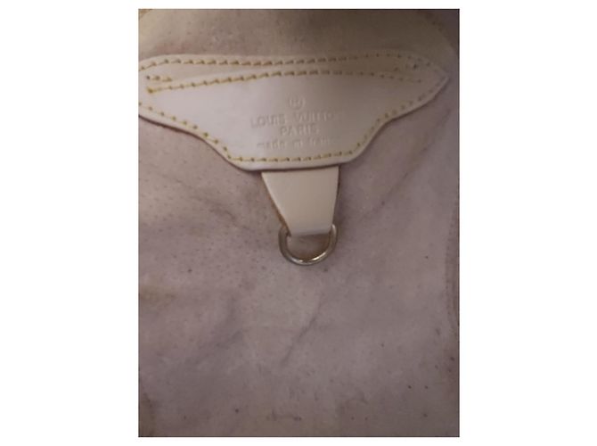 Borsa a mano Louis Vuitton Ellipse in pelle marrone - vista 7