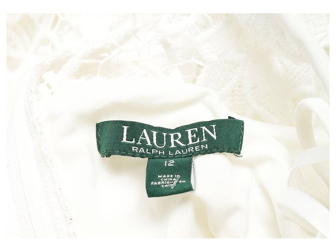 Ralph Lauren Spitzenkleid Weiß - Ansicht 3