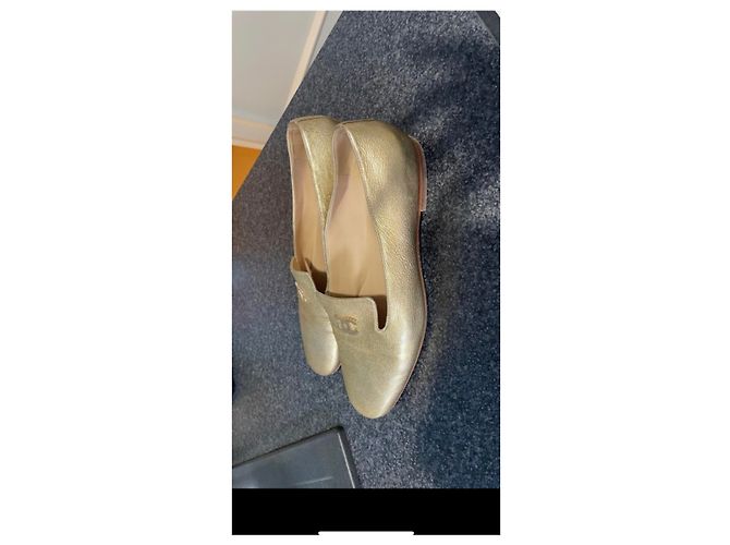 Mocassino Chanel D'oro - vista 2