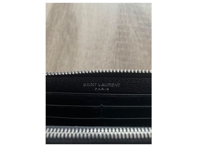 Cartera Saint Laurent de piel negra Negro - vista 3