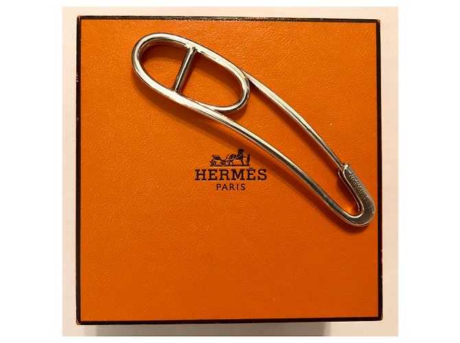 Hermès Pasador de cadena de ancla punk Plata - vista 2