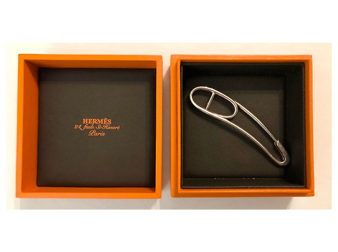 Hermès Pasador de cadena de ancla punk Plata - vista 4