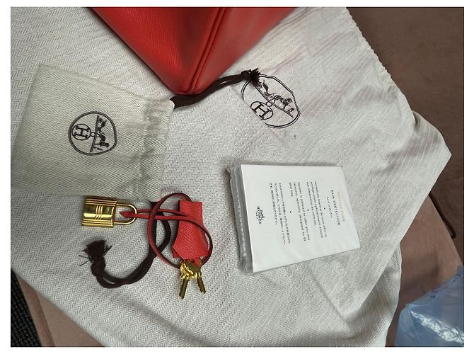 Hermès Birkin 35 pelle epsom rosa Corallo - vista 23