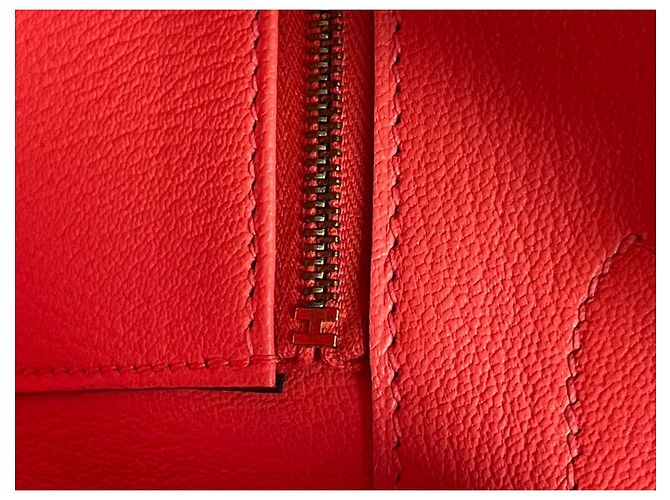 Hermès Birkin 35 pelle epsom rosa Corallo - vista 18