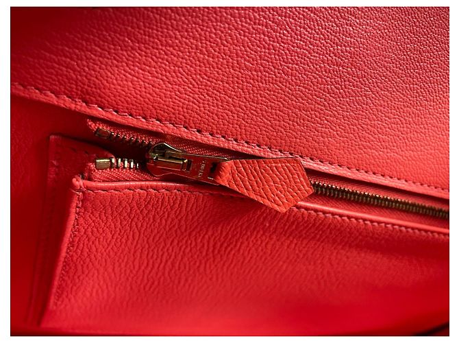 Hermès Birkin 35 pelle epsom rosa Corallo - vista 19