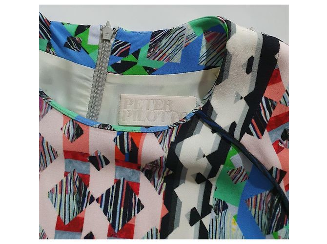 Abito multicolore Peter Pilotto in viscosa - vista 4