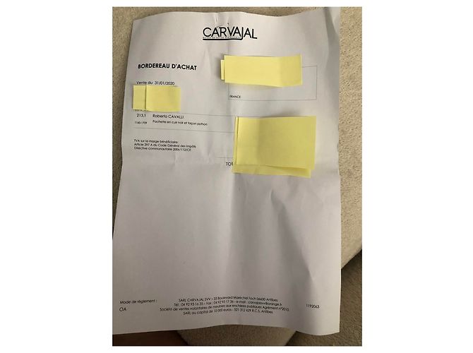 Just Cavalli Schwarzer Lederbeutel - Ansicht 7