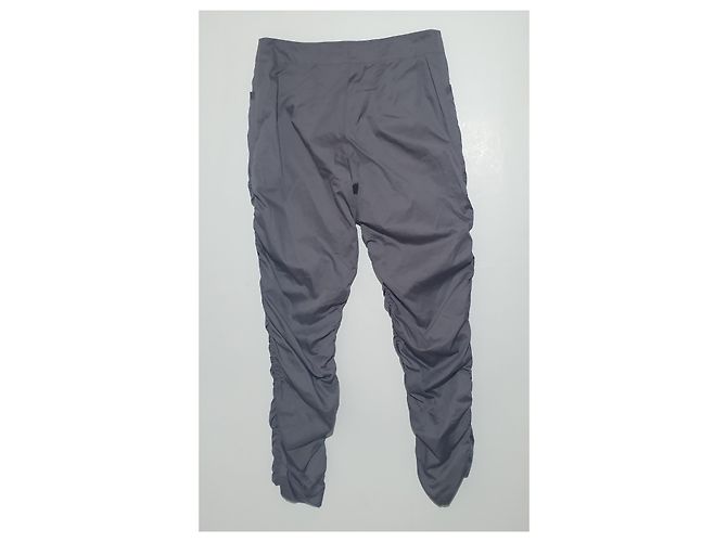 Pantalones de algodón grises Bitte Kai Rand Talla 40 - vista 3