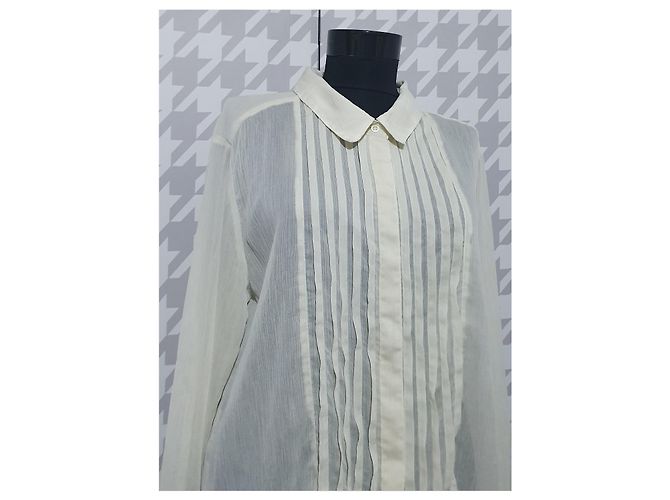 Autre Marque Ilse Jacobsen Weißes Hemd aus Polyester Größe 40 - Ansicht 2