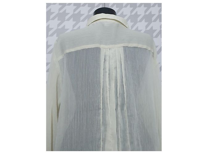 Autre Marque Ilse Jacobsen Weißes Hemd aus Polyester Größe 40 - Ansicht 4