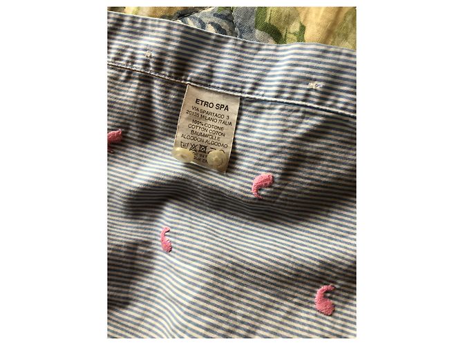 Etro Bluse aus Baumwolle mehrfarbig Mehrfarben - Ansicht 2