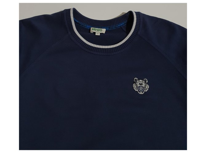 Kenzo Sweatshirt Blau Baumwolle M - Ansicht 4
