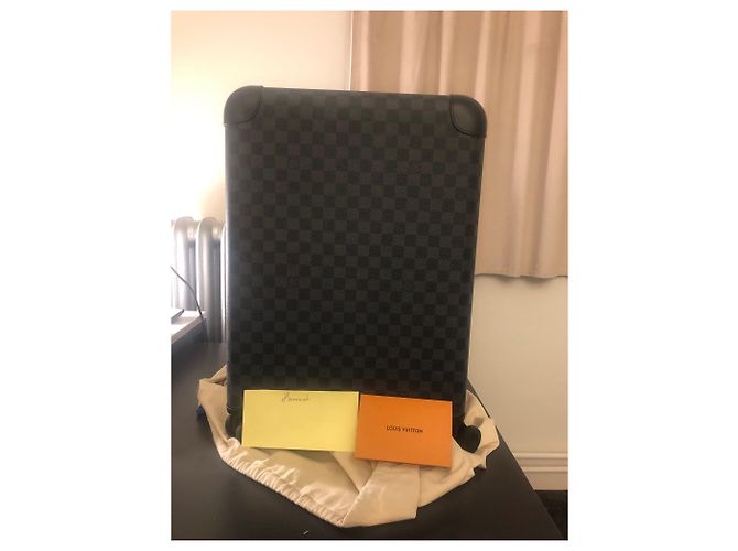 Slender Louis Vuitton - Daimier Graphite Horizon 55 Nero Damier ebene - vista 4