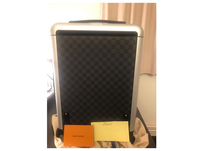 Slender Louis Vuitton - Daimier Graphite Horizon 55 Nero Damier ebene - vista 5