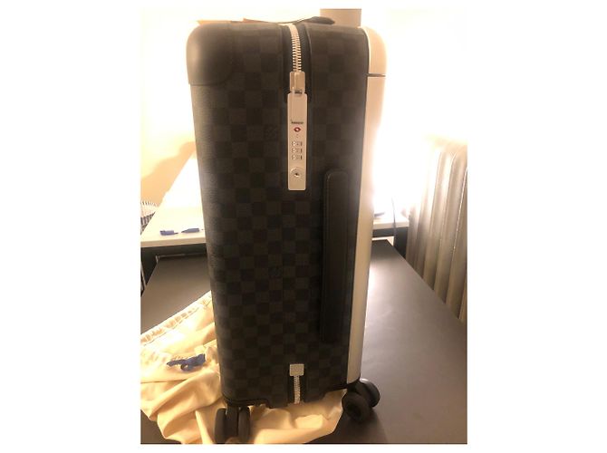 Slender Louis Vuitton - Daimier Graphite Horizon 55 Nero Damier ebene - vista 6