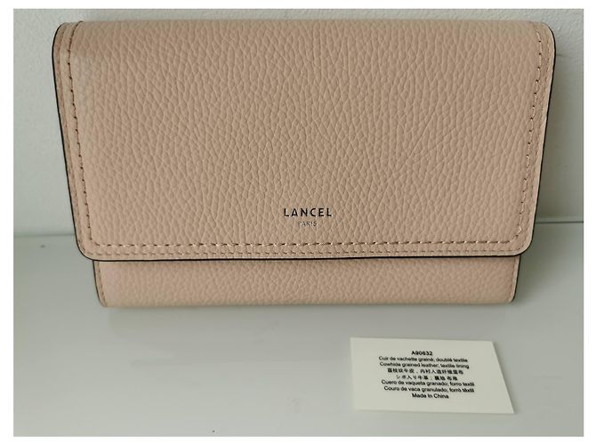 Pochette Lancel PM in pelle rosa carne - vista 6