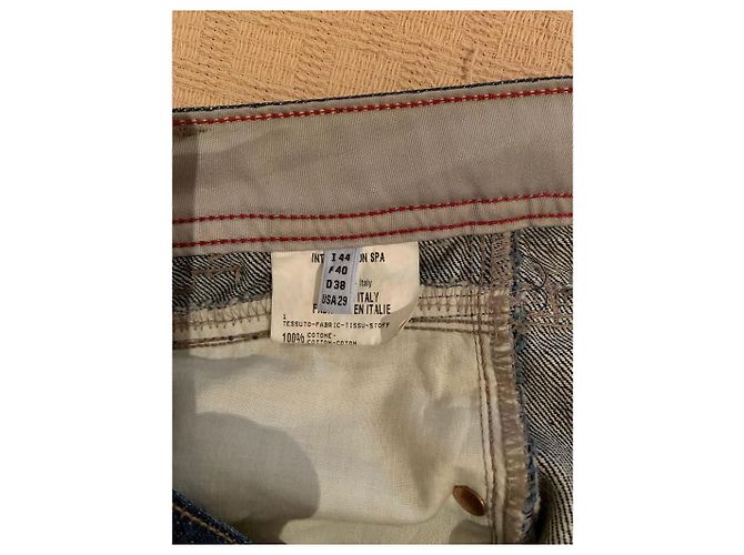 Marithé et François Girbaud Jeans Minirock Blau Größe 44 - Ansicht 3
