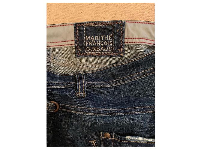 Marithé et François Girbaud Jeans Minirock Blau Größe 44 - Ansicht 4