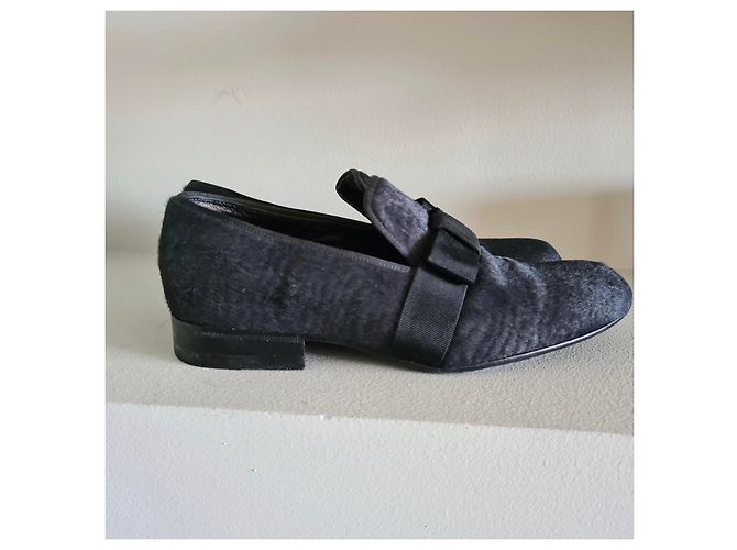 Bailarinas Céline de piel de potro negras con lazo Negro - vista 3