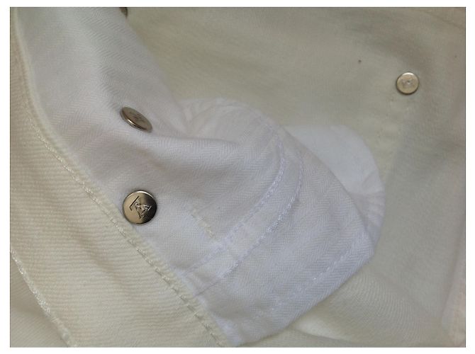 Jeans acampanados Louis Vuitton blancos de denim - vista 6