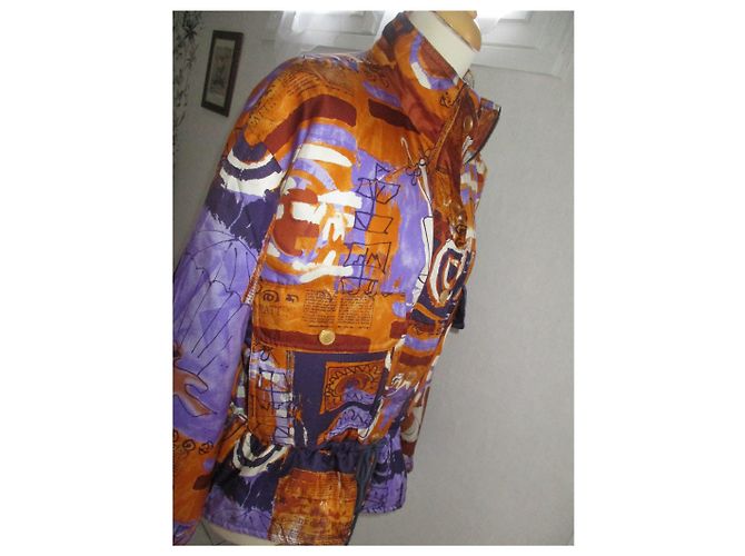 Autre Marque Dino Valiano Silk Long Jacket Multi Color Multiple colors - view 4