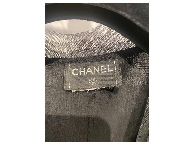 Chanel Malhas Preto - vista 3