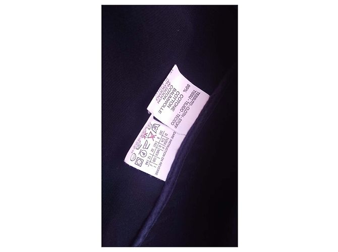 Chaqueta Marella de algodón negra Talla 44 Negro - vista 4