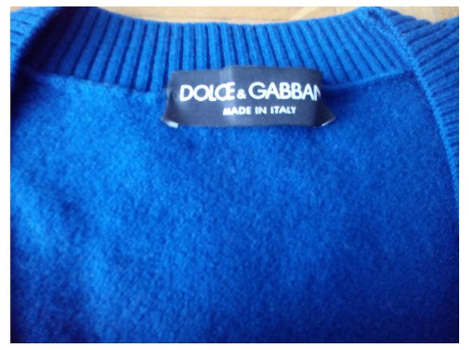 SUDADERA DE LANA DOLCE & GABBANA Azul - vista 3