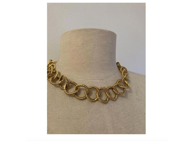 Splendida collezione CHANEL 26 CIRCA 1990 collana girocollo in corda d'oro - vista 2
